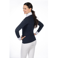 Polo da concorso HKM Emilia Blu scuro Polo da concorso HKM Emilia Blu scuro