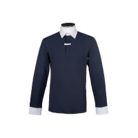 Polo da concorso uomo HKM Davie Blu scuro
