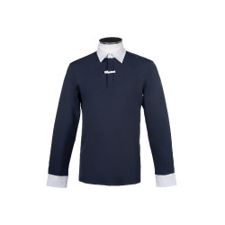 Polo da concorso uomo HKM Davie Blu scuro