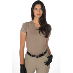 T-Shirt Lauria Garrelli Livigno Testa di Cavallo Talpa Marrone