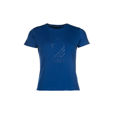 T-Shirt Lauria Garrelli Livigno Testa di Cavallo Blu T-Shirt Lauria Garrelli Livigno Testa di Cavallo Blu