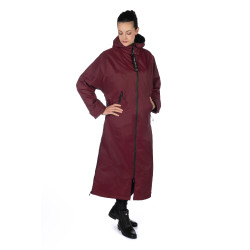 Veste HKM Julie extra longue Bordeaux