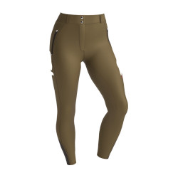 Pantaloni LeMieux Drytex Waterproof full grip Alpina Marrone