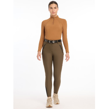 Pantaloni LeMieux Drytex Waterproof con rinforzi Alpina Marrone