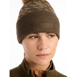 Cappello LeMieux LM con pompon Alpina Marrone Cappello LeMieux LM con pompon Alpina Marrone