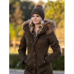 Cappello LeMieux LM con pompon Alpina Marrone Cappello LeMieux LM con pompon Alpina Marrone