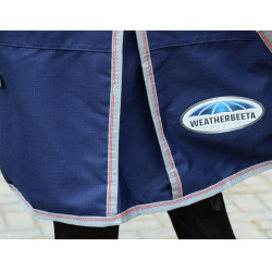 Coperta Weatherbeeta ComFiTec Essential Combo 220 g Blu navy / argento / rosso Coperta Weatherbeeta ComFiTec Essential Combo 220 g Blu navy / argento / rosso