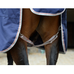 Coperta Weatherbeeta ComFiTec Essential Combo 220 g Blu navy / argento / rosso Coperta Weatherbeeta ComFiTec Essential Combo 220 g Blu navy / argento / rosso