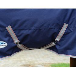 Coperta Weatherbeeta ComFiTec Essential Combo 220 g Blu navy / argento / rosso Coperta Weatherbeeta ComFiTec Essential Combo 220 g Blu navy / argento / rosso