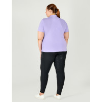 Polo Dublin maniche corte Tabby Curve Malva Viola