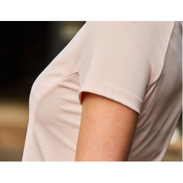 Polo Weatherbeeta maniche corte Roma Rosa cipria