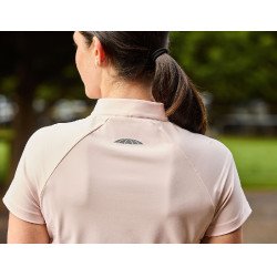 Polo Weatherbeeta maniche corte Roma Rosa cipria