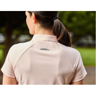 Polo Weatherbeeta maniche corte Roma Rosa cipria