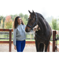 Felpa con cappuccio Dublin Camille Grigio melange Felpa con cappuccio Dublin Camille Grigio melange