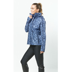 Giacca impermeabile Dublin Cortina Stampa blu fiordaliso Blu marino Giacca impermeabile Dublin Cortina Stampa blu fiordaliso Blu marino