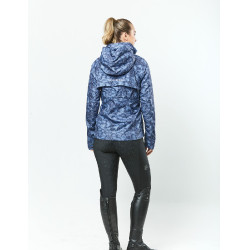 Giacca impermeabile Dublin Cortina Stampa blu fiordaliso Blu marino Giacca impermeabile Dublin Cortina Stampa blu fiordaliso Blu marino