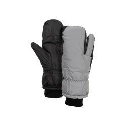 Moffole a 3 dita riflettenti Horze Argento riflettente