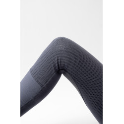 Pantaloni con grip integrale per tutte le stagioni Horze Mira Blu nuvola temporalesca Grigio