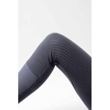 Pantaloni con grip integrale per tutte le stagioni Horze Mira Blu nuvola temporalesca Grigio