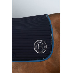 Tapis de selle Rider Harcour Karembar Bleu français