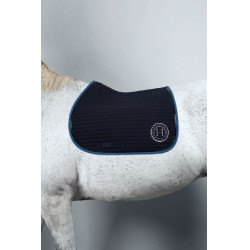 Tapis de selle Rider Harcour Karembar Bleu français