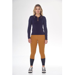 Polo Harcour Popi a maniche lunghe da donna Marina Blu marino