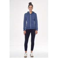 Felpa con zip Harcour Sworm donna Marina Blu marino