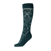 Calzini invernali da bambino Horze Pegasus Verde acqua scuro Calzini invernali da bambino Horze Pegasus Verde acqua scuro