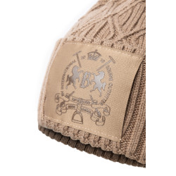 Berretto B Vertigo lavorato a maglia Faye Marrone fango Beige