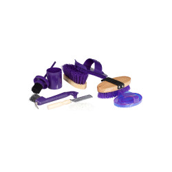 Set di toelettatura per bambini Horze Viola