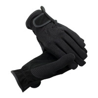 Guanti da cavaliere multi-stretch Nero Guanti da cavaliere multi-stretch Nero