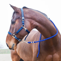 Longe Horze Supreme, moschettone Blu reale Longe Horze Supreme, moschettone Blu reale