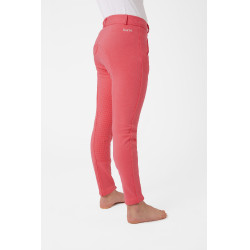 Pantaloni Horze Active da bambino con fondo in silicone Rosa