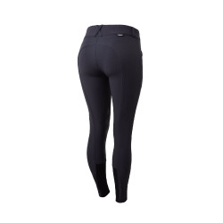 Pantaloni Horze Grand Prix con grip in silicone da donna Blu scuro