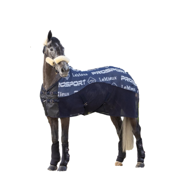 Coperta rinfrescante LeMieux Carbon Blu navy