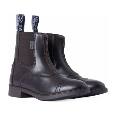 Stivaletti jodhpur con cerniera Horze Wexford bambino Marrone