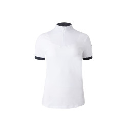 Polo tecnico da donna Horze Taylor Bianco