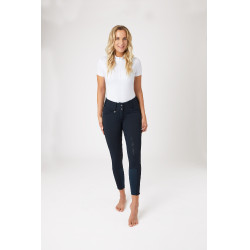 Pantaloni termici Grand Prix Horze con fondo in silicone per donna Blu notte Pantaloni termici Grand Prix Horze con fondo in silicone per donna Blu notte