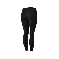 Pantaloni termici Grand Prix Horze con fondo in silicone per donna Nero