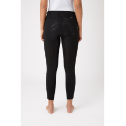 Pantaloni termici Grand Prix Horze con fondo in silicone per donna Nero