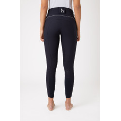 Pantaloni a vita alta con grip in silicone Aubrey Horze donna Blu navy scuro Pantaloni a vita alta con grip in silicone Aubrey Horze donna Blu navy scuro