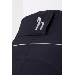 Pantaloni a vita alta con grip in silicone Aubrey Horze donna Blu navy scuro Pantaloni a vita alta con grip in silicone Aubrey Horze donna Blu navy scuro