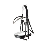 Briglia anatomica Grayson Horze con strass Nero / nero