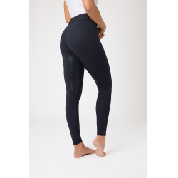Leggings da equitazione da donna con grip in silicone a fondo intero Madison Horze Blu navy scuro