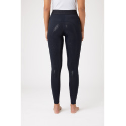 Leggings da equitazione da donna con grip in silicone a fondo intero Madison Horze Blu navy scuro