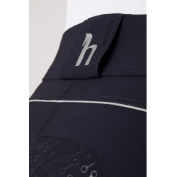Pantaloni da equitazione a vita alta con full seat in silicone Aubrey da donna Horze Blu navy scuro Pantaloni da equitazione a vita alta con full seat in silicone Aubrey da donna Horze Blu navy scuro
