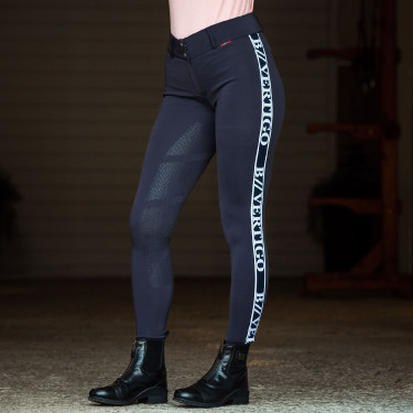 Pantaloni da equitazione funzionali a vita alta con grip in silicone integrale Angelika donna B Vertigo Pantaloni da equitazione funzionali a vita alta con grip in silicone integrale Angelika donna B Vertigo