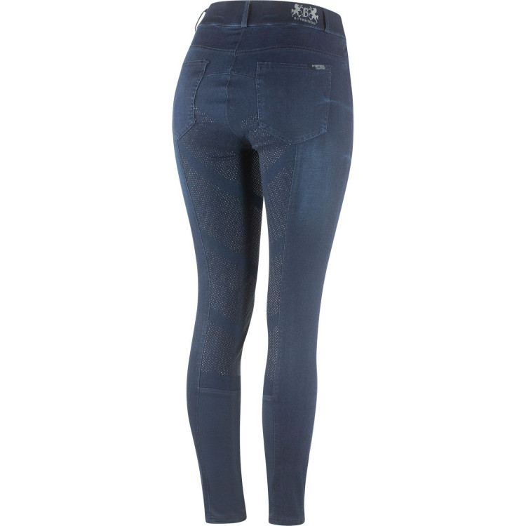 Pantaloni da equitazione jeans con fondo integrale in silicone Elle donna B Vertigo Pantaloni da equitazione jeans con fondo integrale in silicone Elle donna B Vertigo