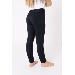 Leggings da equitazione invernali con fondo in silicone Active per bambini Horze Blu navy scuro Leggings da equitazione invernali con fondo in silicone Active per bambini Horze Blu navy scuro
