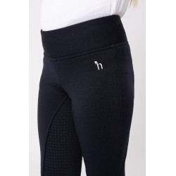 Leggings da equitazione invernali con fondo in silicone Active per bambini Horze Blu navy scuro Leggings da equitazione invernali con fondo in silicone Active per bambini Horze Blu navy scuro